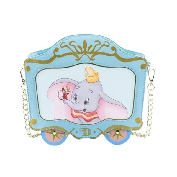 Τσάντα Χιαστί Loungefly Disney Dumbo 80th Anniversary Train Car