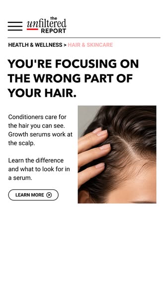 You're focusing on the wrong part of your hair