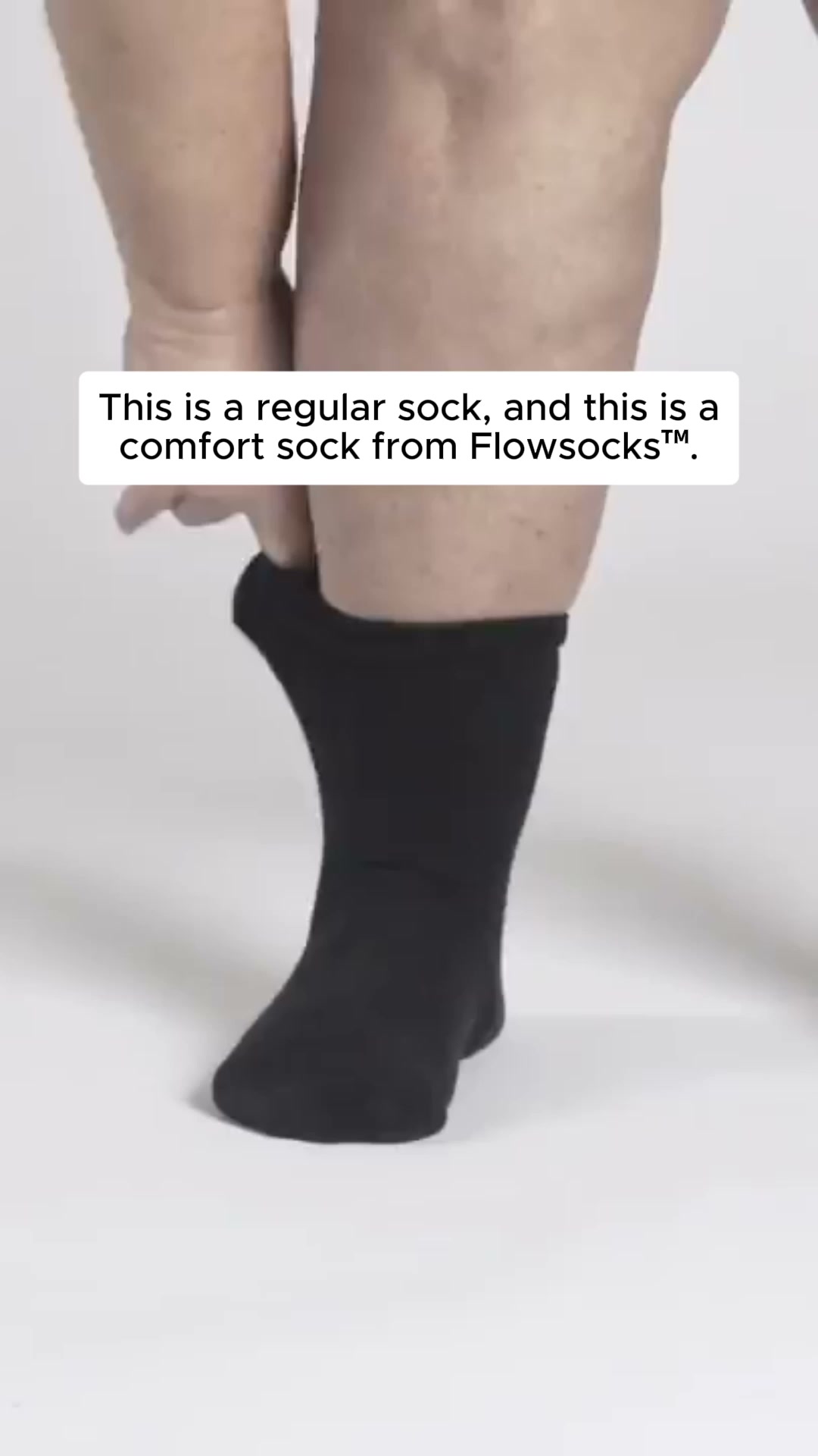 Tired of swollen, aching legs? FlowSocks™ offers the perfect solution with ease! 4.8/5