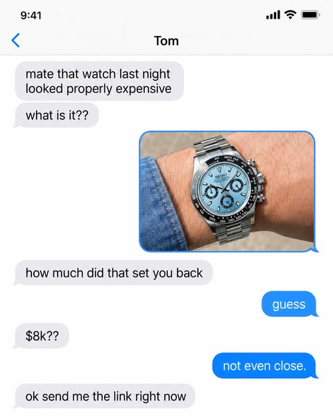 A stopwatch that snaps back to zero