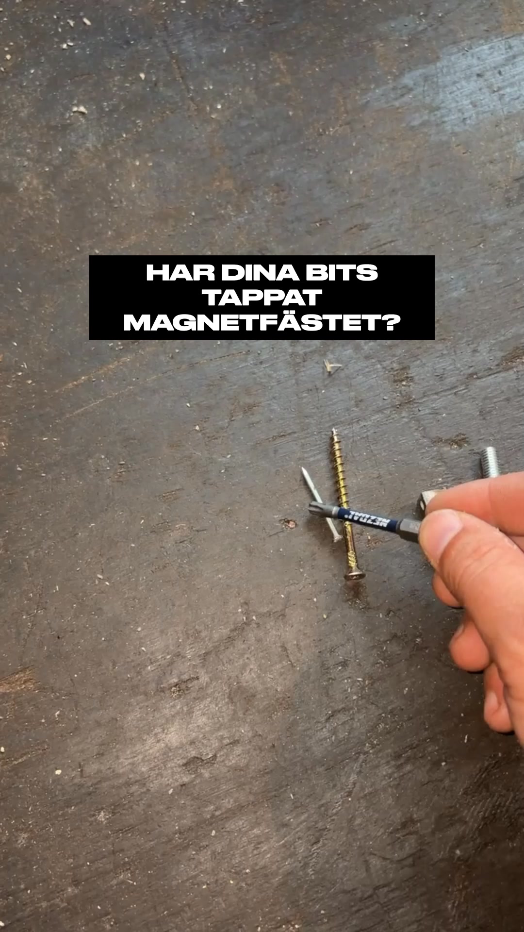 Magnetizern — skruven sitter alltid