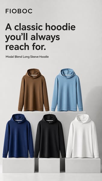 THE CLASSIC HOODED LONG SLEEVE YOU NEED