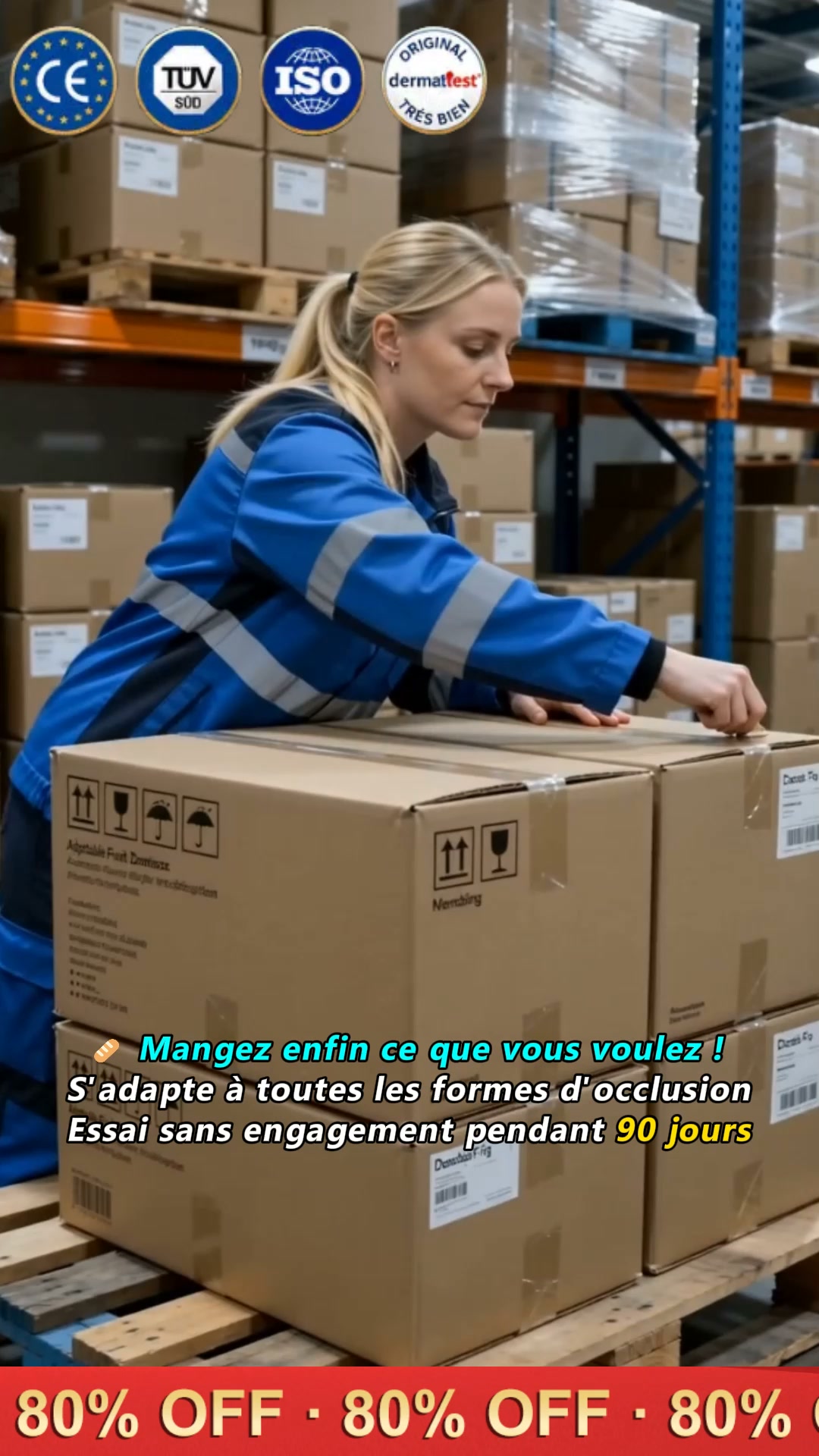 Recommandée par les dentistes. Confort absolu sans douleur