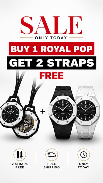 GET 2 EXTRA STRAPS FREE