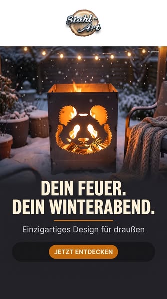 Feuertonnen aus Stahl für deinen Garten!