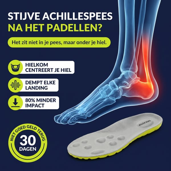 Stijve achillespees na het padellen?