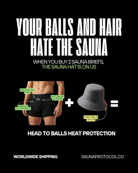 SaunaArmor™ Fertility Protection Cooling Briefs