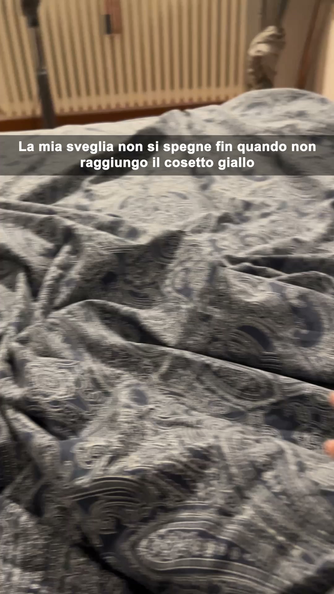Non si spegne. Punto.