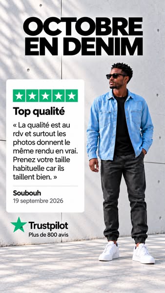 Découvrez la sélection denim TIMSSAN.