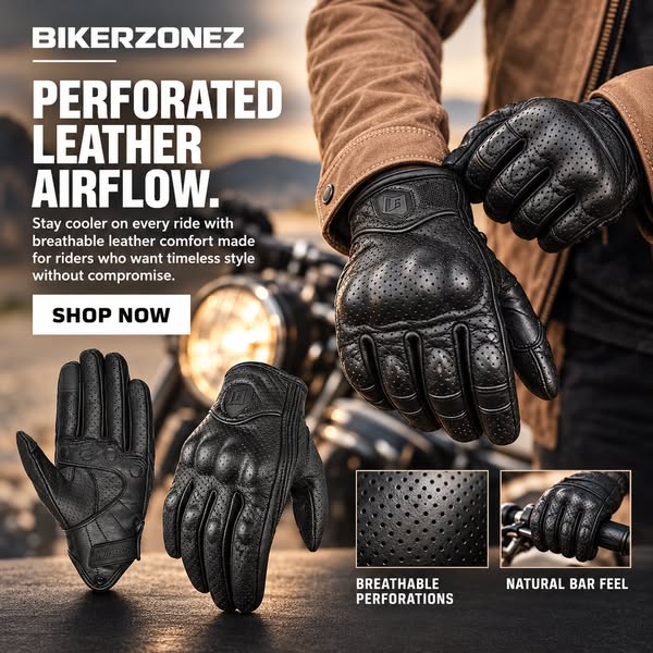 Classic Leather Gloves Built for Riders