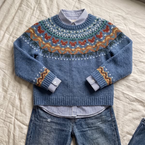 The jumper she wears everywhere now