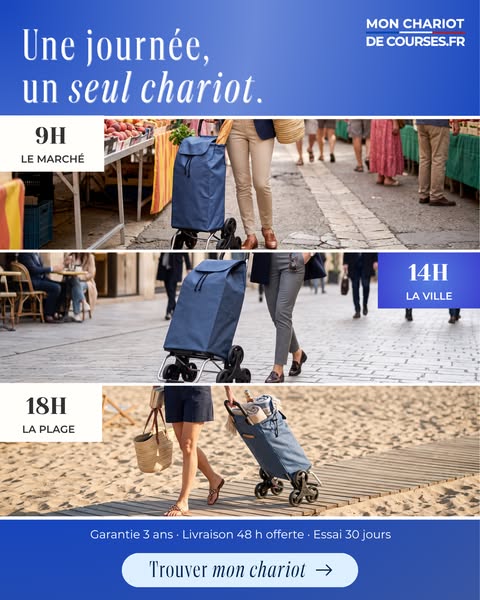 Un seul chariot pour tout faire