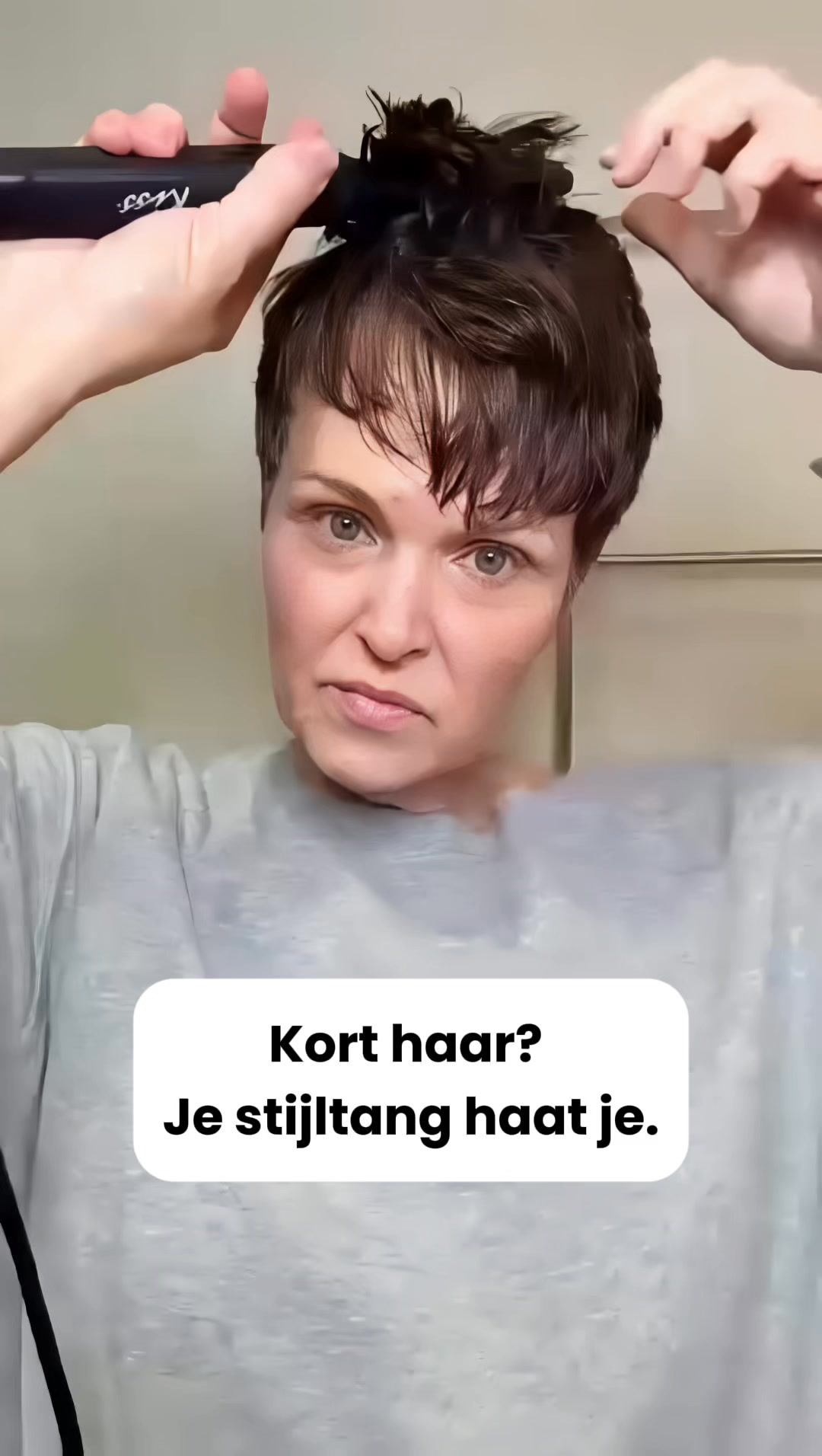 Kort haar? Stop met vechten tegen je stijltang!