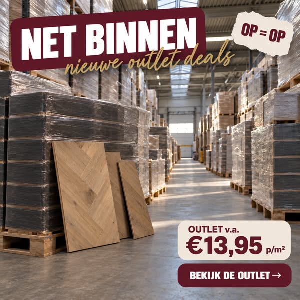 Net binnen, nieuwe outlet deals
