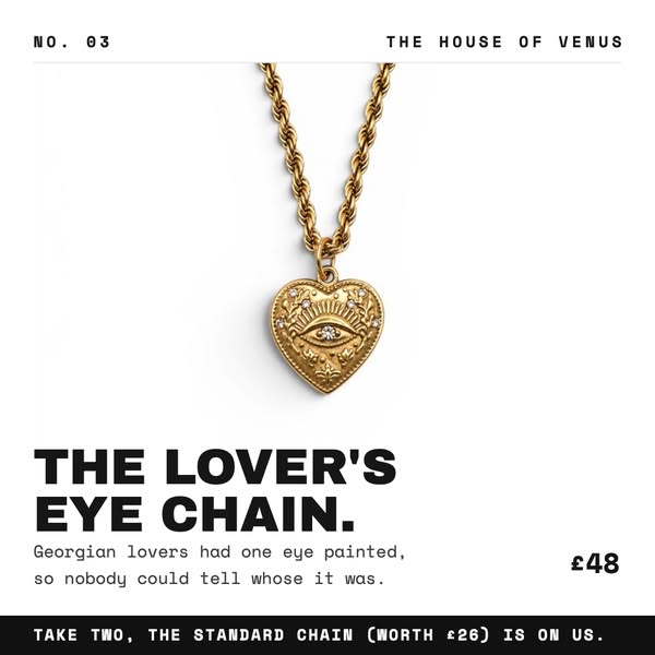 The Lover's Eye Chain. £48