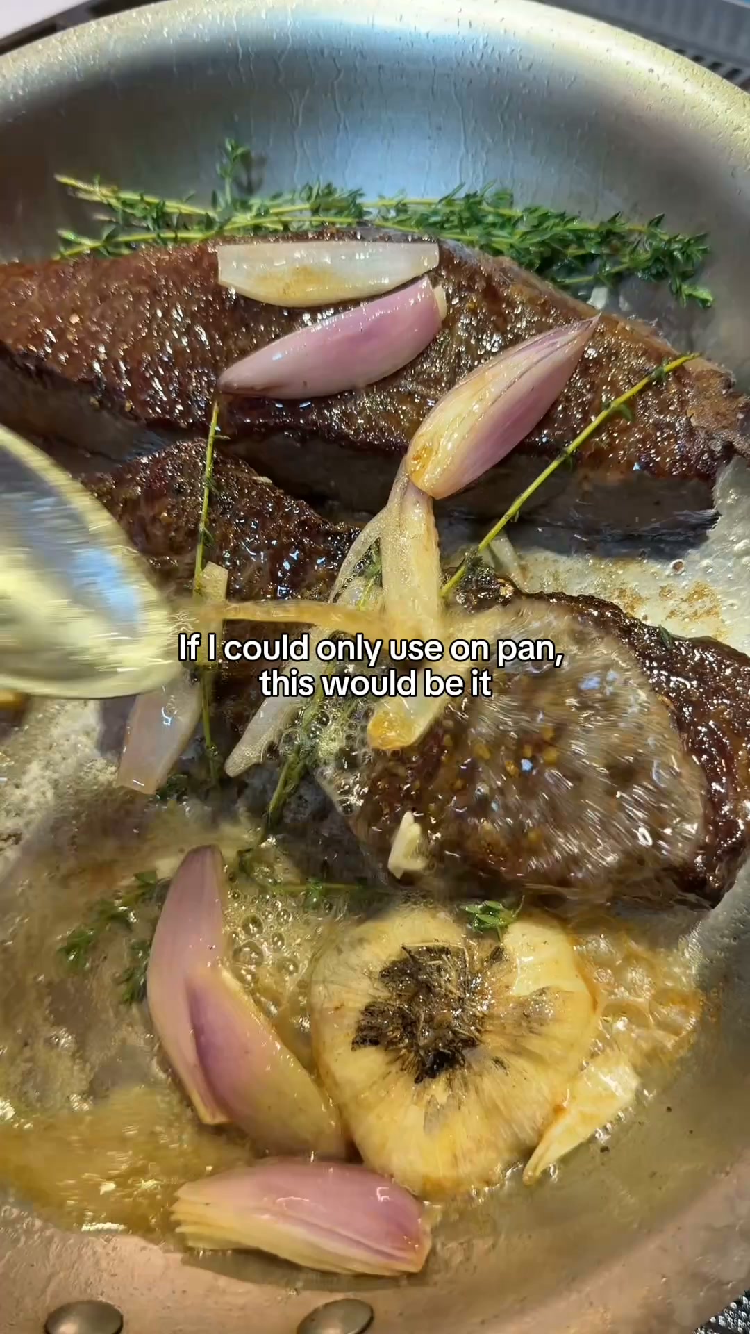 My favorite pan for steak