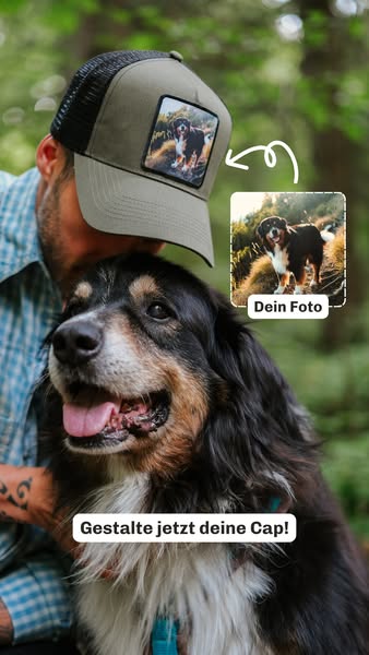 Personalisierte Caps mit deinem Lieblingsfoto