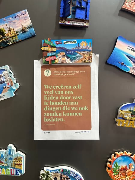 Twee minuten aan de keukentafel