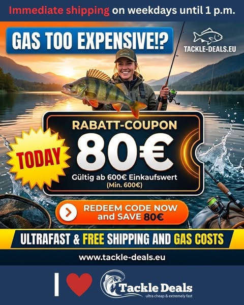 Tackle-Deals.eu - günstige Angel-Deals mit schneller Lieferung