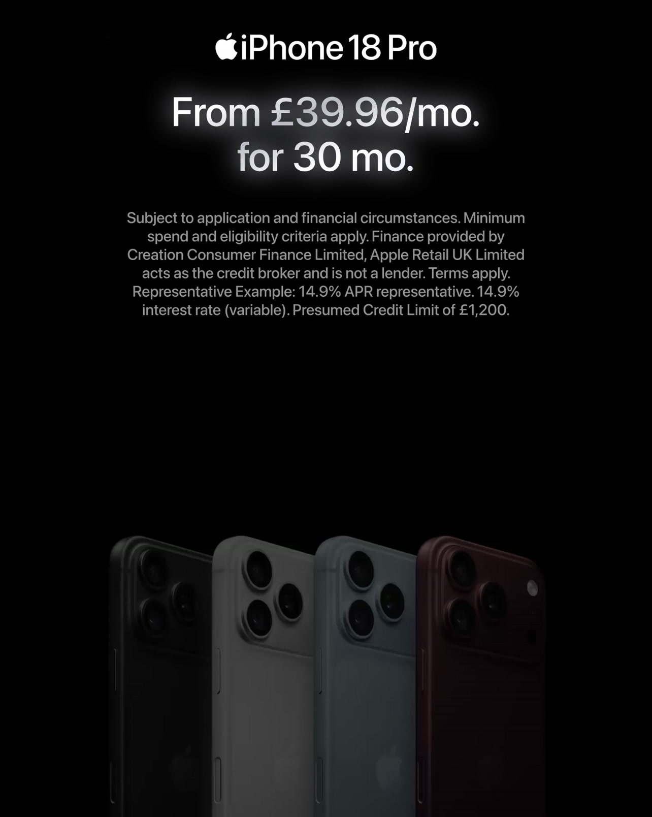 Anúncio de Apple