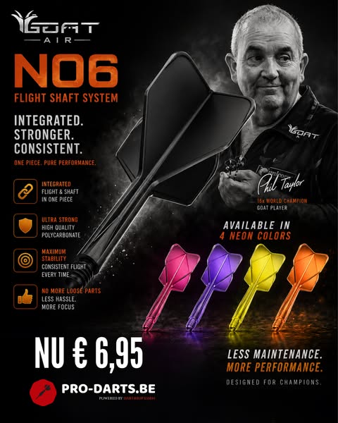 Upgrade je darts voor €6,95!
