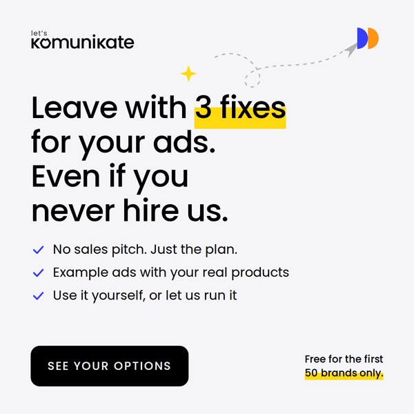3 fixes for your ads. Free, no strings.