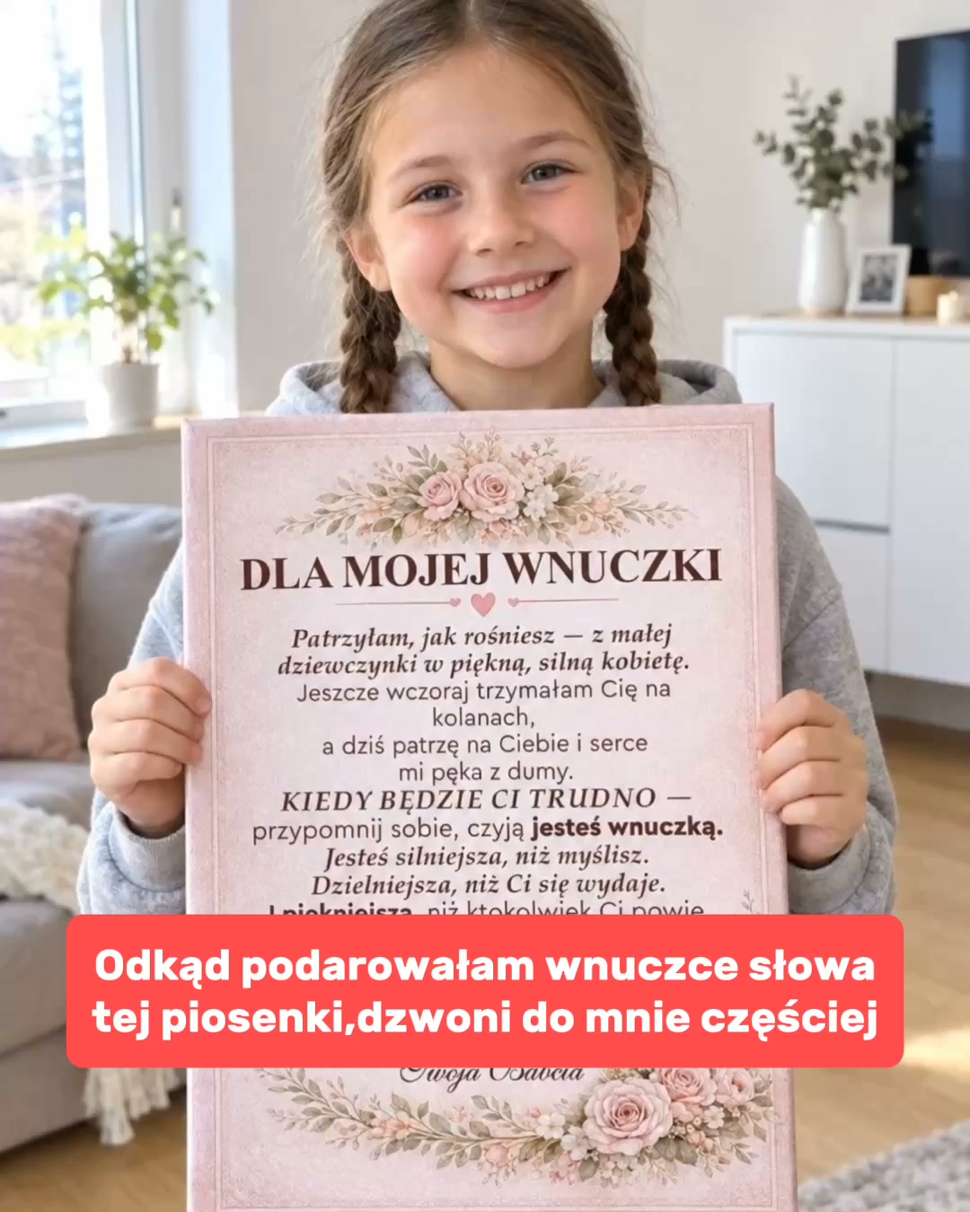 Każda wnuczka chciałaby usłyszeć te słowa od swojej babci.