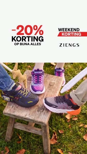 Shop dit weekend met 20% korting*