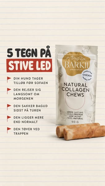 Sig farvel til råhud – Prøv et sundere tyggeben i dag!
