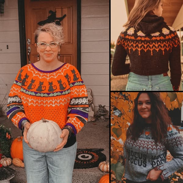 Mystic Moon Pullover Knitting Pattern
