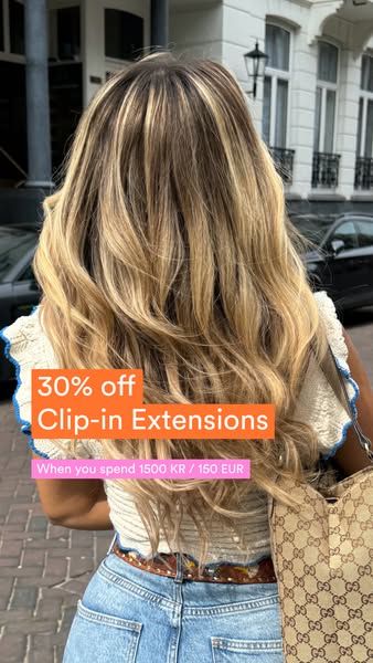 30% off Clip-ins