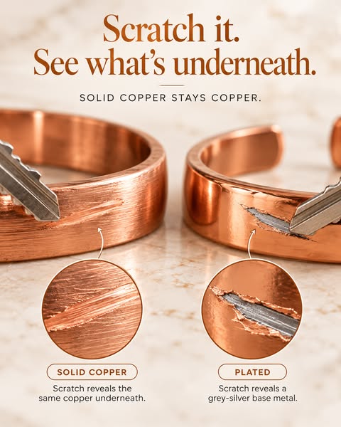 99.9% PURE Copper.