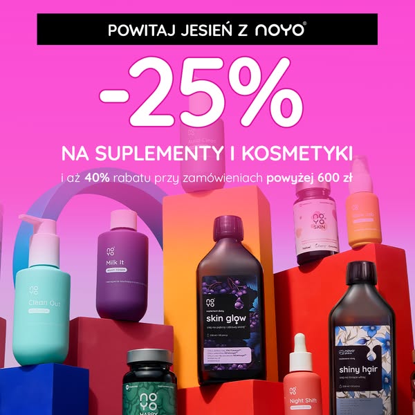 Aż -25% rabatu Tylko teraz w NOYO®