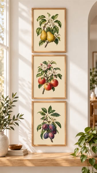 Pears, Apples & Plums