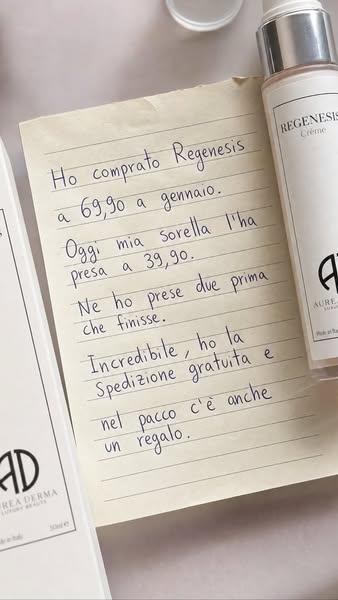 Una crema. Al posto di quattro.
