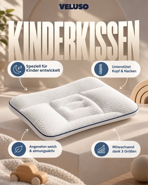 Cloudrest™ Ergonomisches Kinderkissen