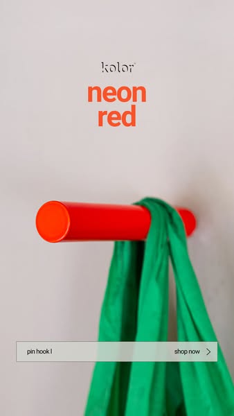 neon red trendpieces by kolor