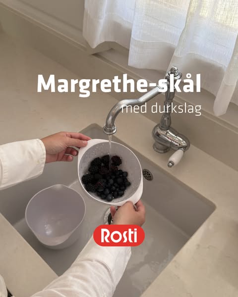Margrethe-skål med durkslag