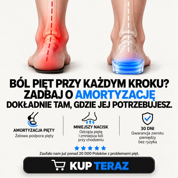 Koniec bólu pięt już od pierwszego dnia!