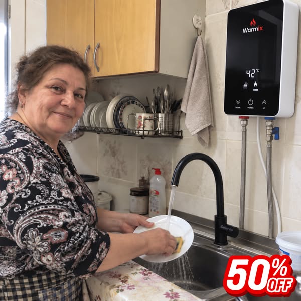 AGUA CALIENTE EN SEGUNDOS — OFERTA -50%