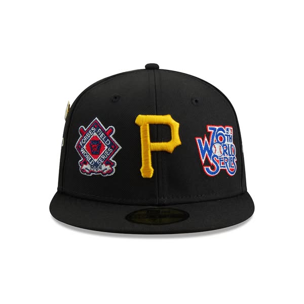 New Era Black Historic World Series Champions Embroidered Casual Baseball Cap