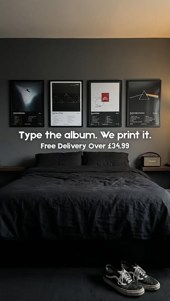 Custom Album Poster from £19.99