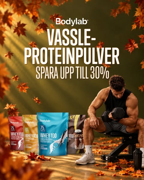 Spara upp till 30 % på proteinpulver