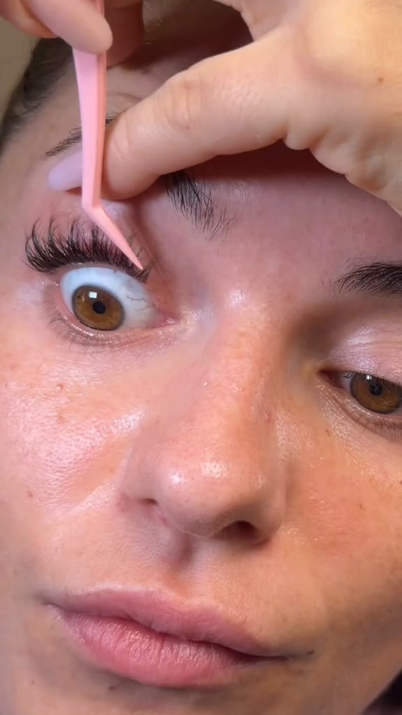 Black + Brown Spider Lashes — Fluffy 3D-Look