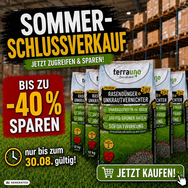 Bis zu 40 % sparen – nur bis 30.08.