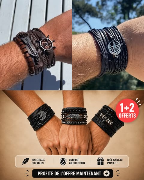 Mélange les différents bracelets (+ de 1000 combinaisons)