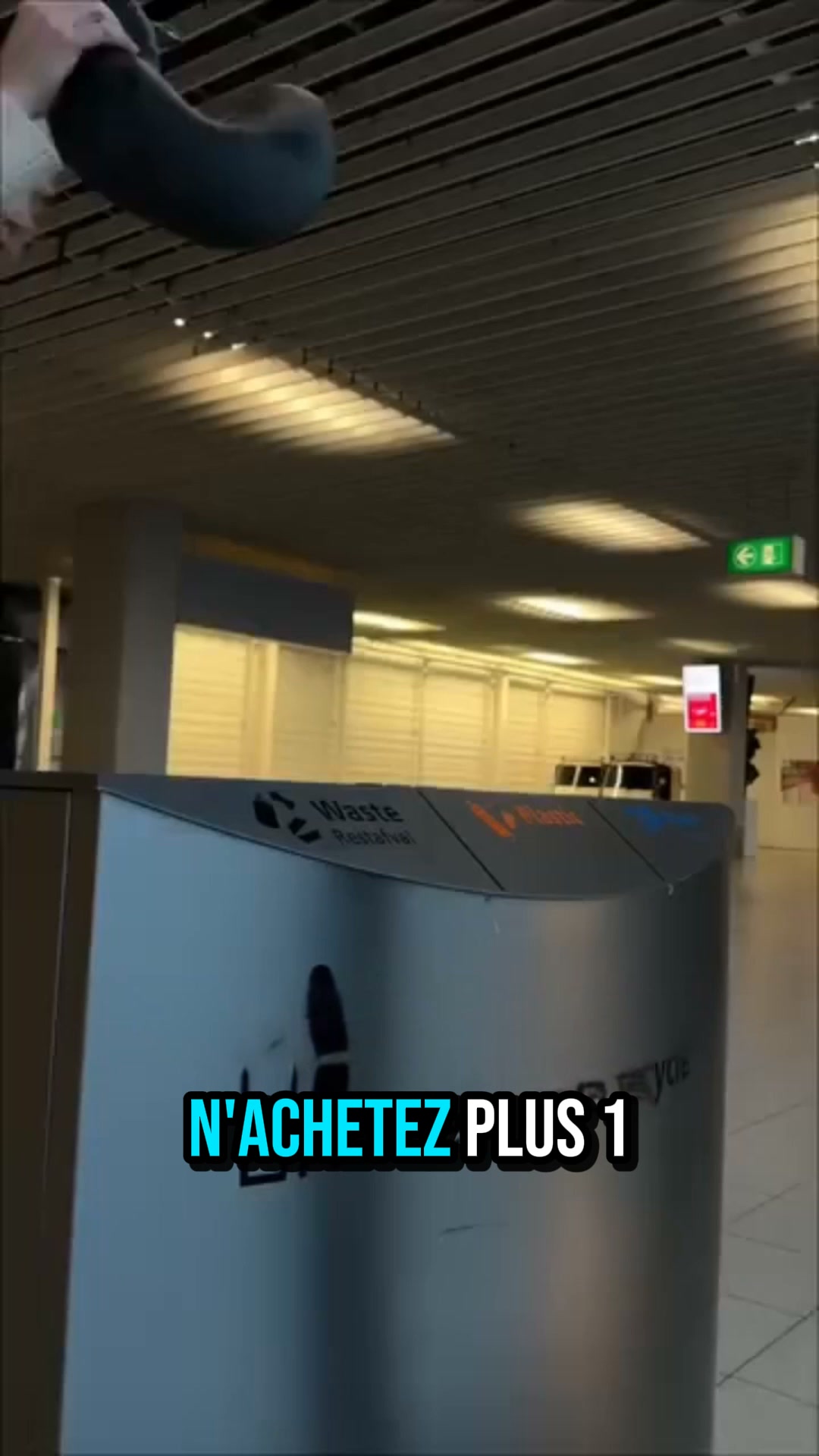 C'était pas l'avion. C'était impossible de dormir correctement.