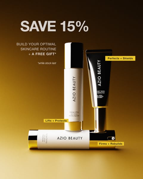 Spend £100. Get 15% off and a free gift.