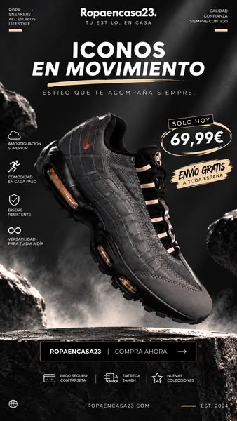 NIKE AIR MAX 95 GREY & ORANGE – Ropaencasa23