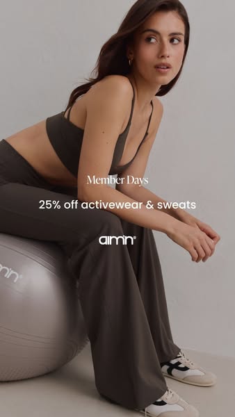 MEMBER DAYS: 25% off activewear and sweatshirts